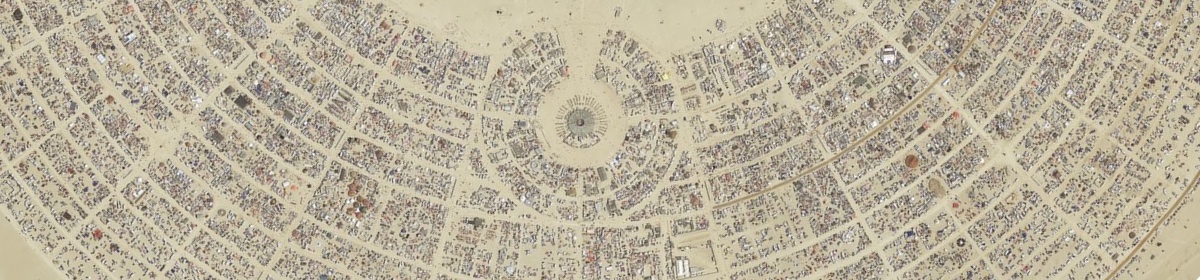 Burning Man aerial